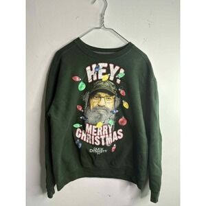 Duck Dynasty uncle si Christmas crewneck sweater size large Sweatshirt